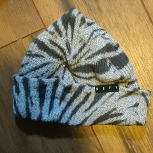 Neff tie dye beanie